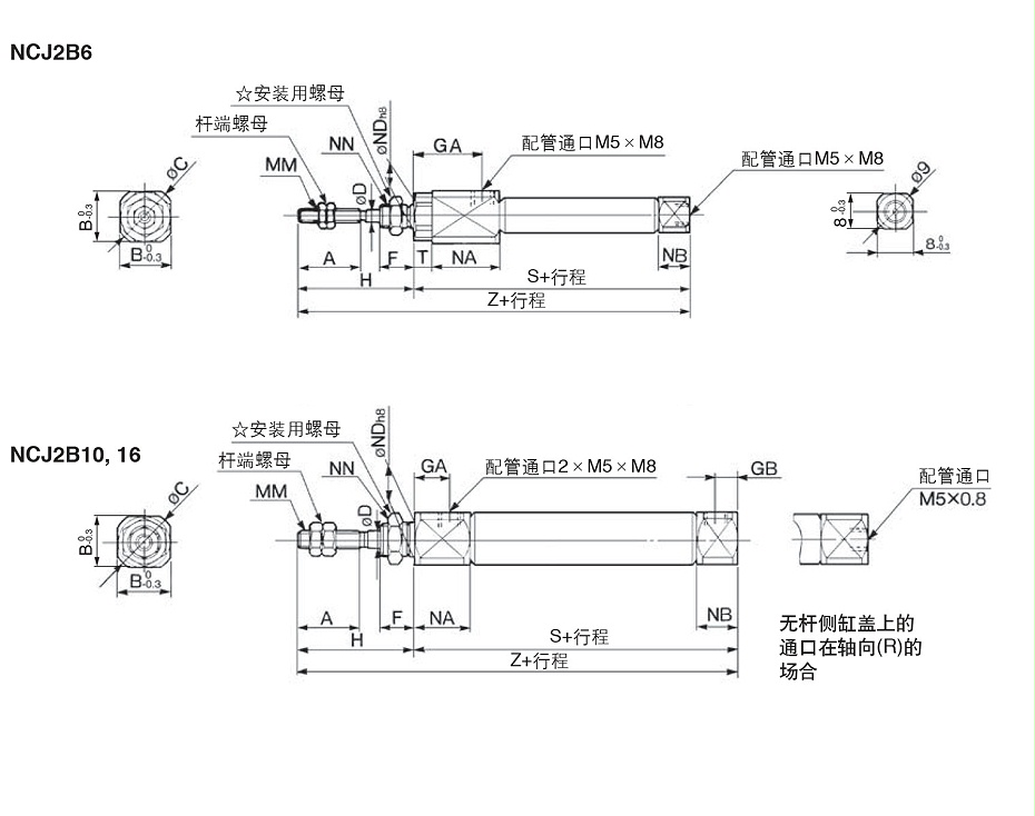 NCD2JB尺寸